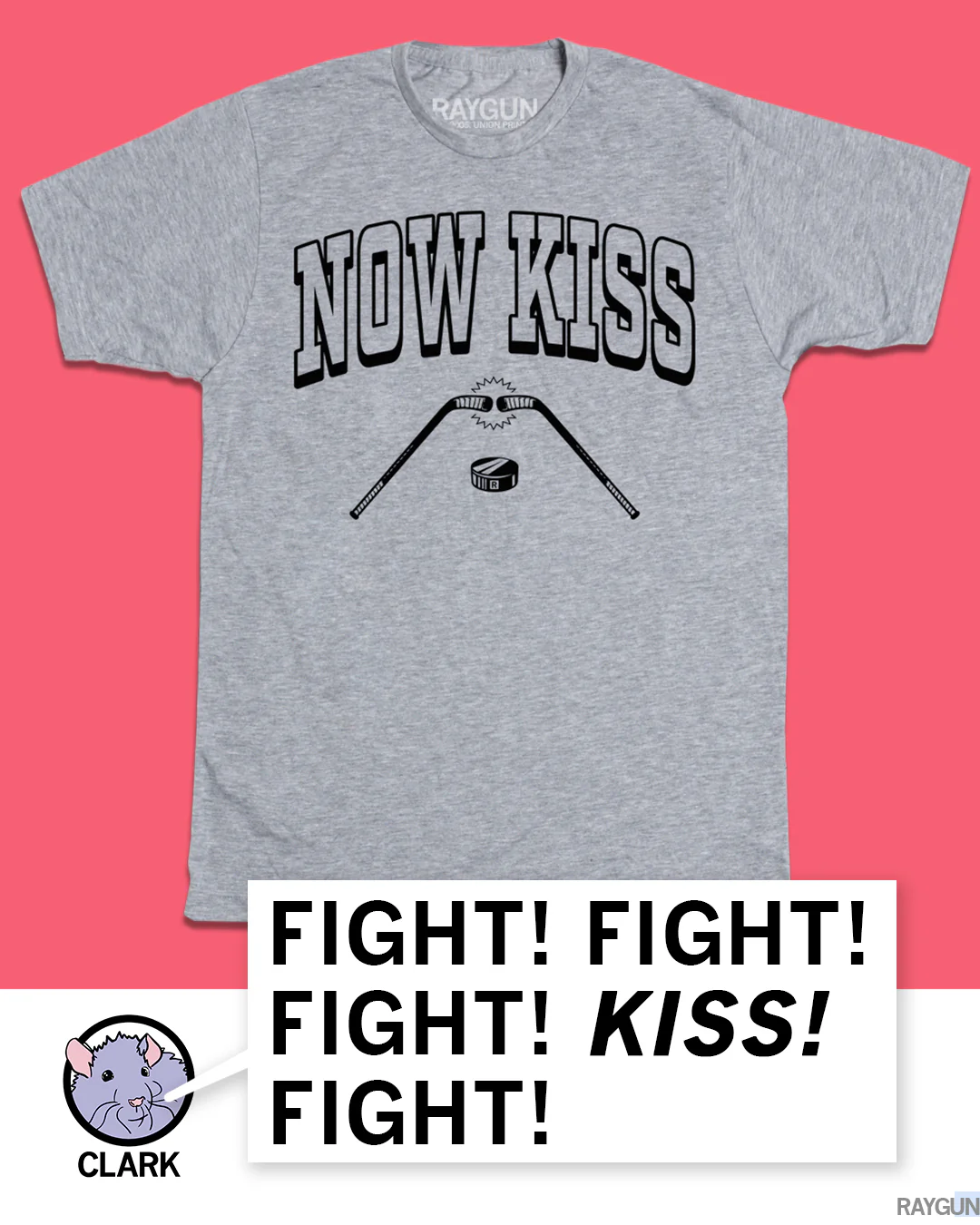 Hockey: Now Kiss Crew Sweatshirt - Image 4
