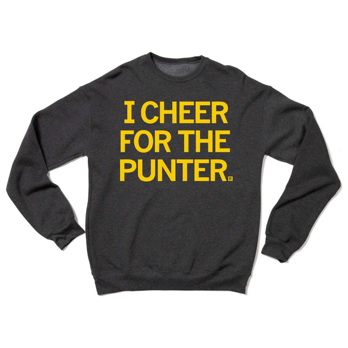 I Cheer For The Punter Crew Sweatshirt - Image 2