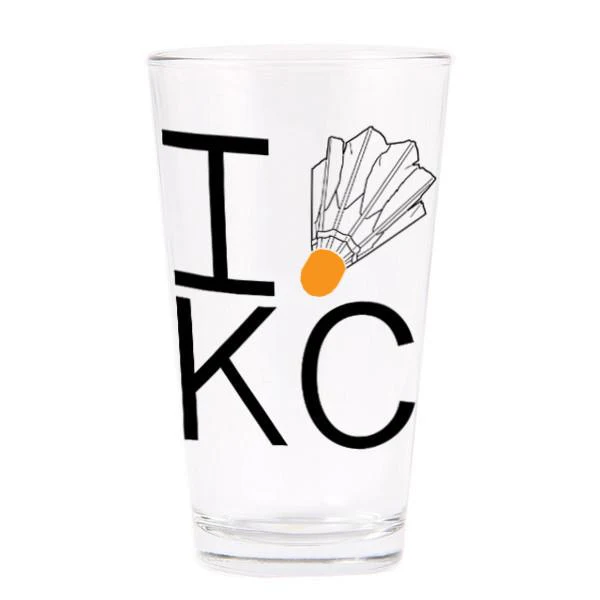 I (Shuttlecock) KC Pint Glass