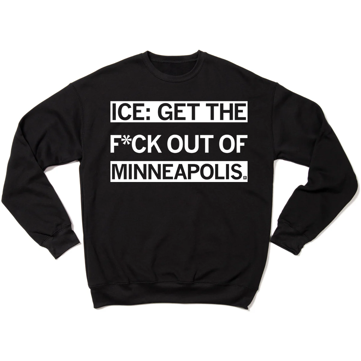 ICE Get the F Out of Minneapolis Crew Sweatshirt - Image 2