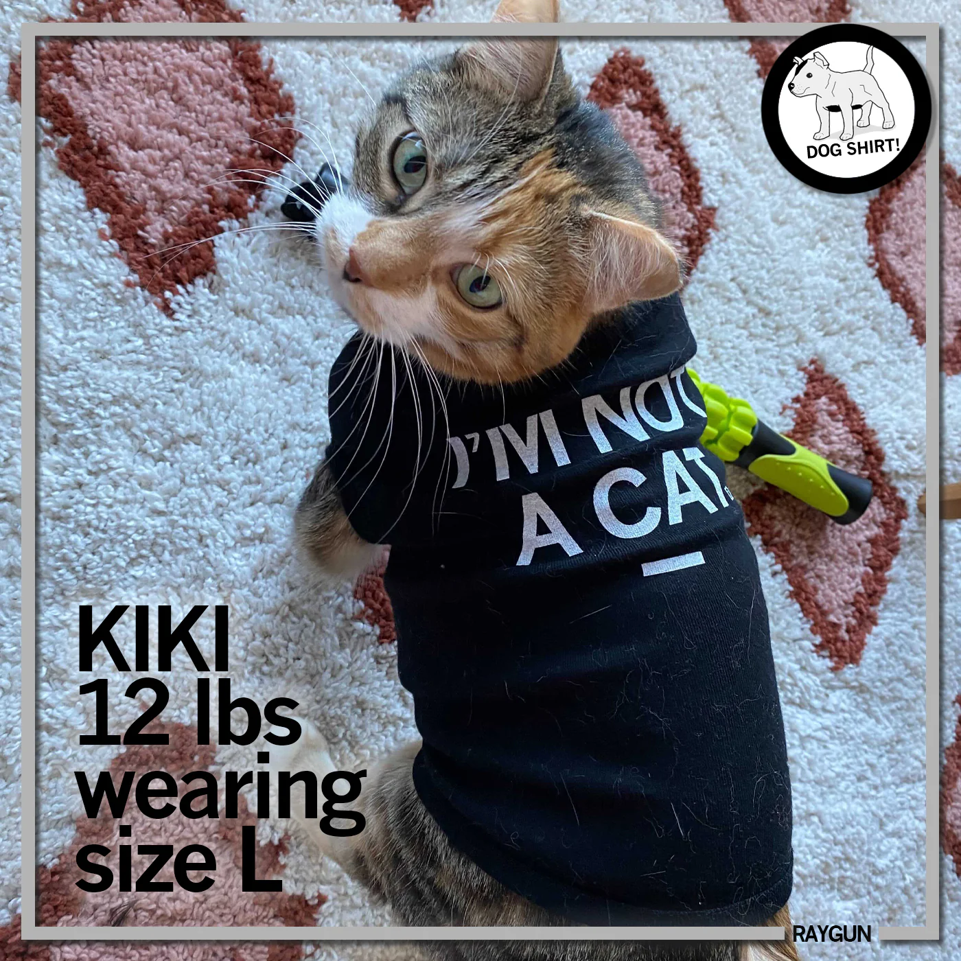 I'm Not A Cat Dog Shirt - Image 4