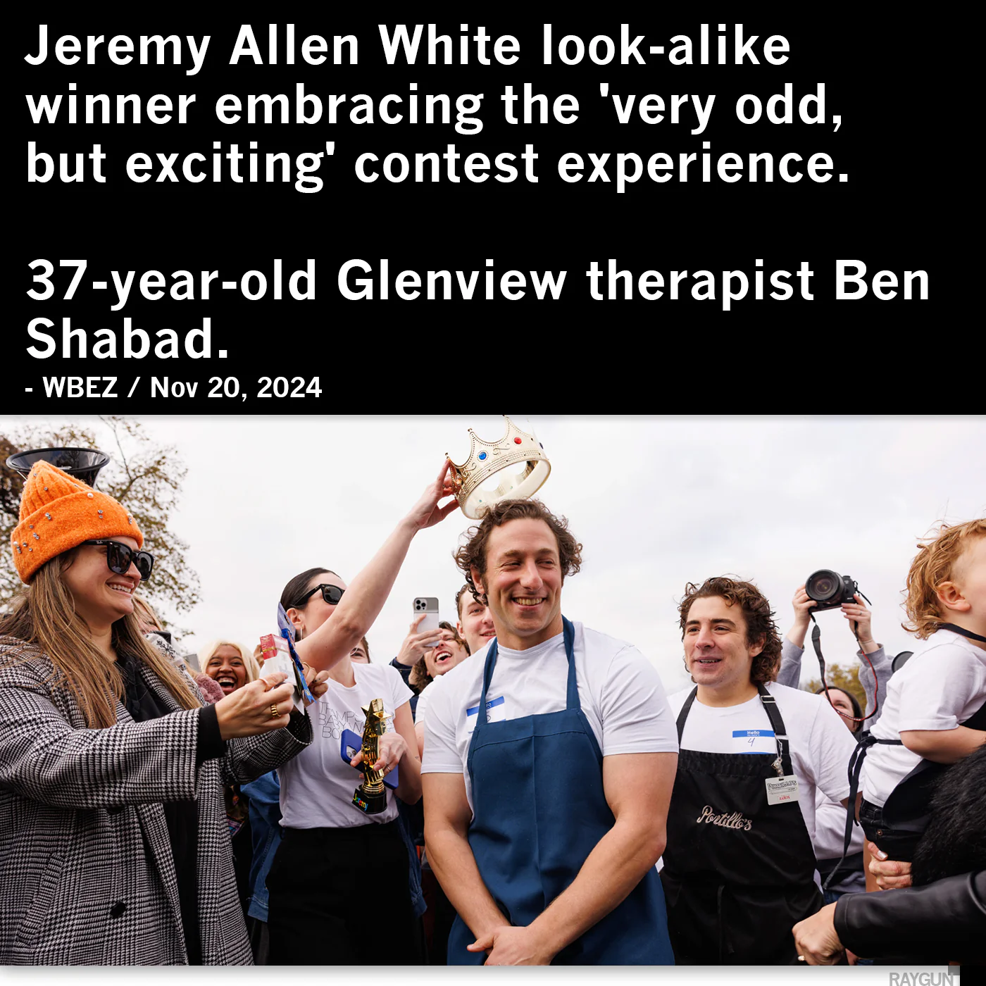 I'm Not Jeremy Allen White Apron - Image 3