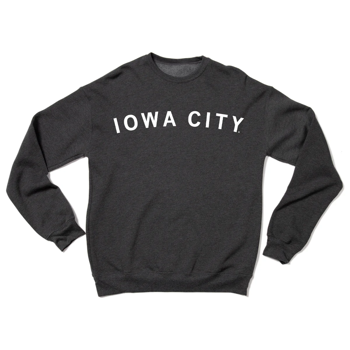 Iowa City Curved Logo Crew Sweatshirt - Image 2
