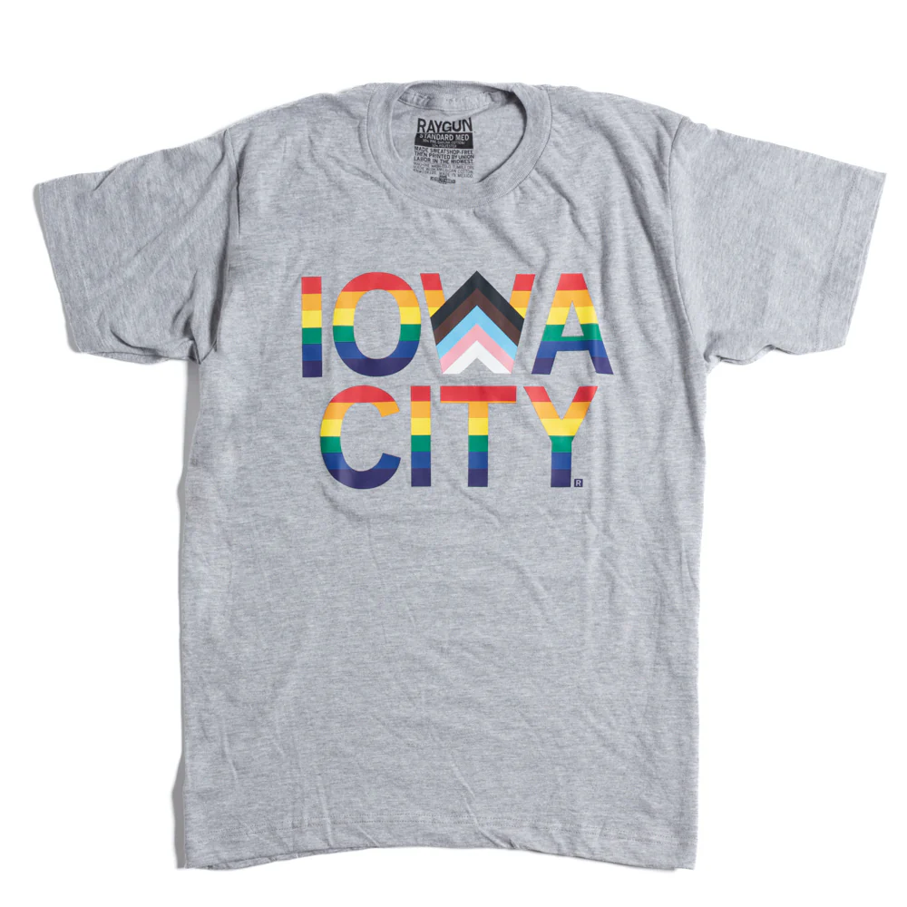 Iowa City Text Progress Pride Flag - Image 2