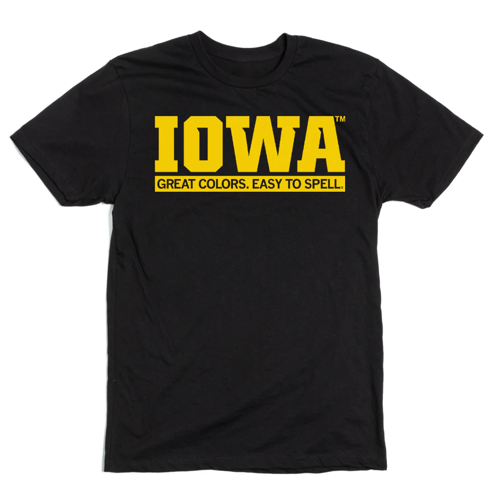 Iowa: Great Colors Easy To Spell Black - Image 2