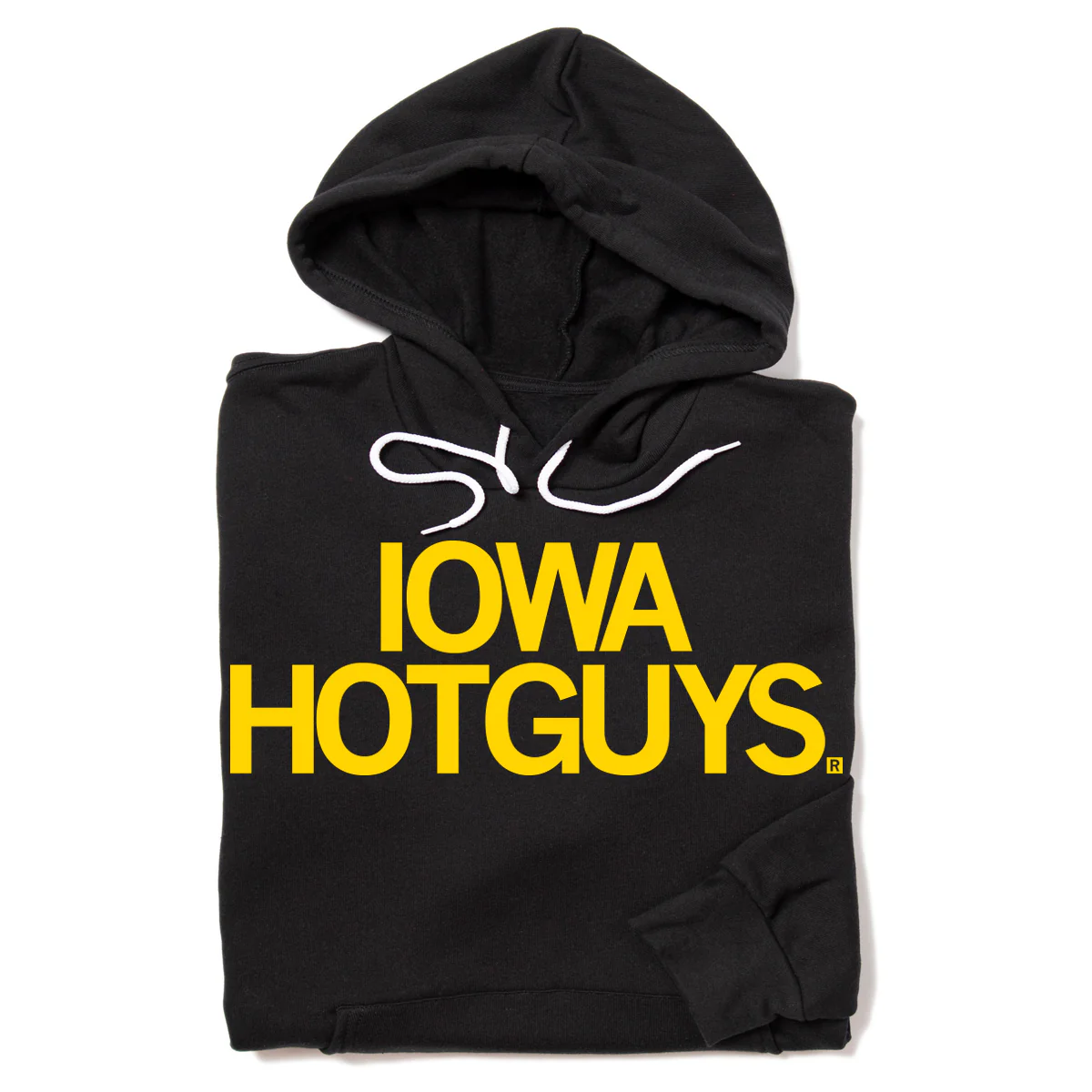 Iowa Hotguys Text Pullover Hoodie