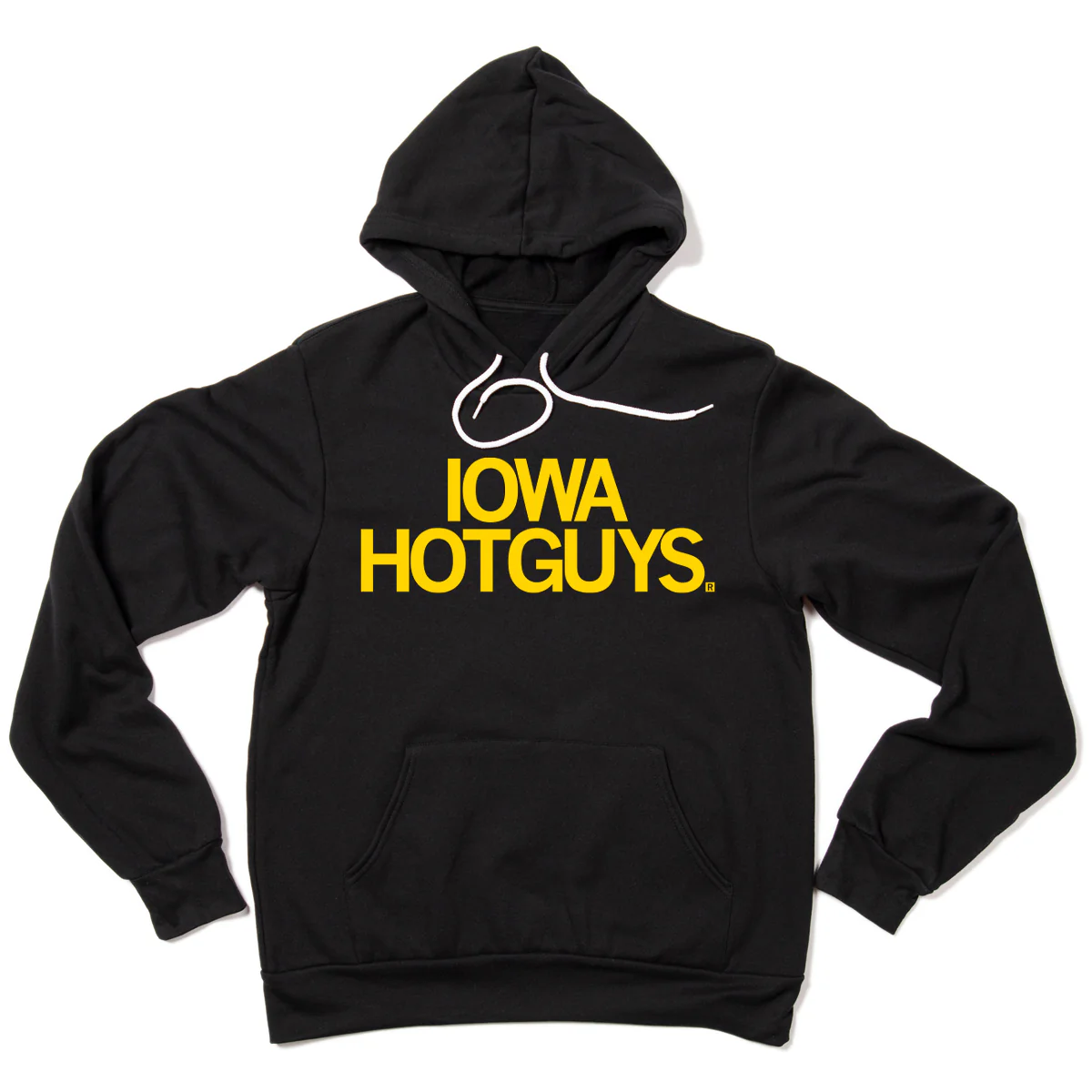 Iowa Hotguys Text Pullover Hoodie - Image 2