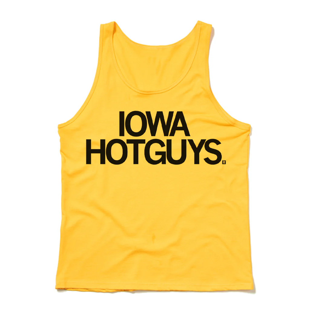 Iowa Hotguys Text Tank Top - Image 2