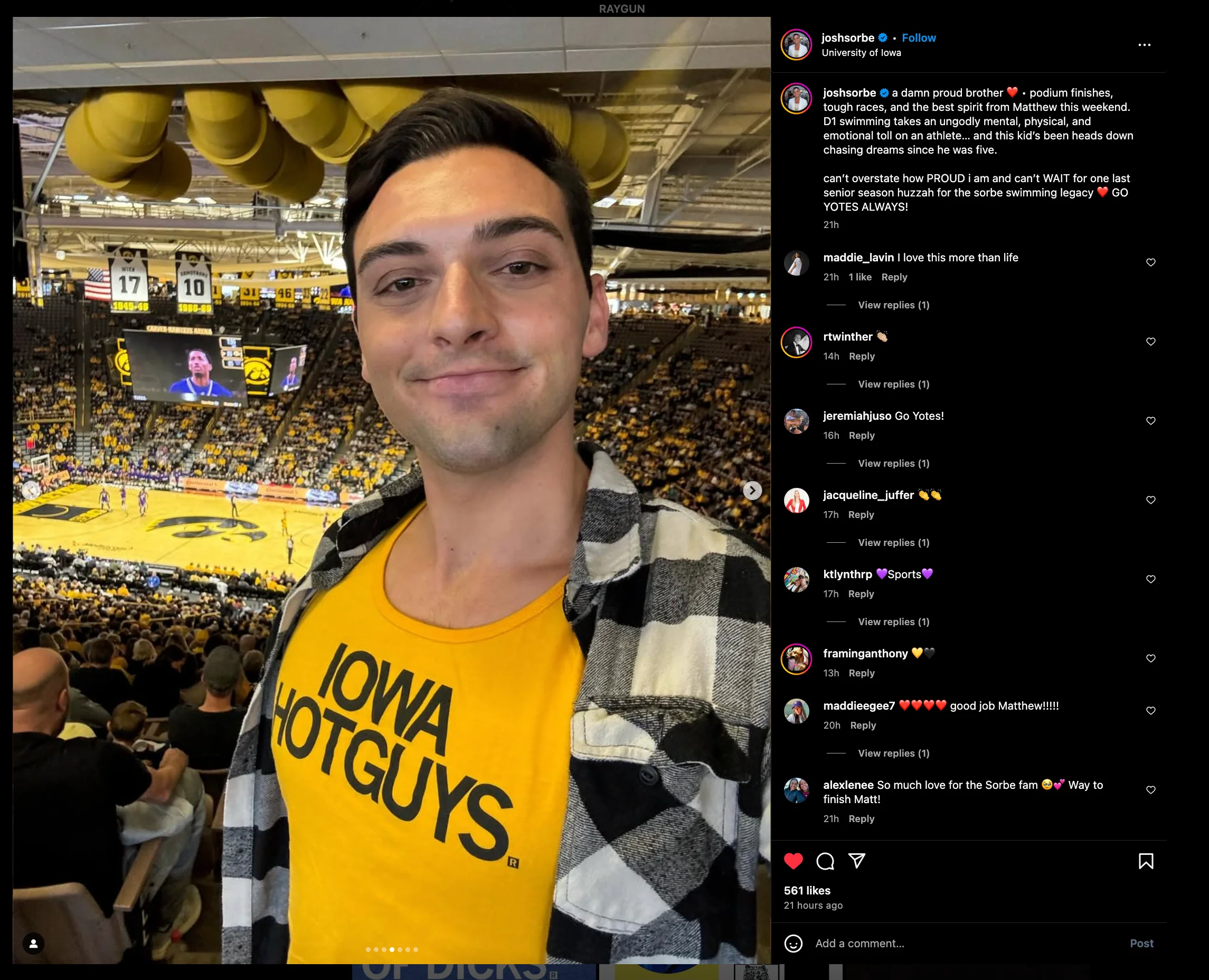 Iowa Hotguys Text Tank Top - Image 3