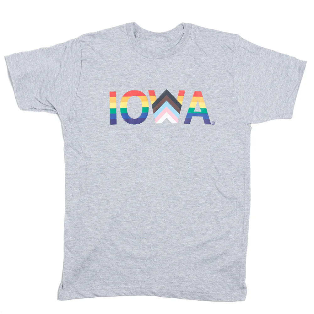 Iowa Text Progress Pride Flag - Image 2