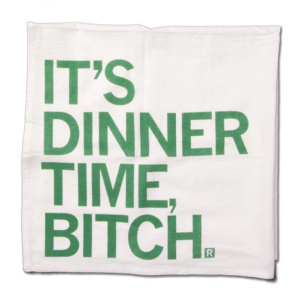 Dinner Time Bitch Kitchen Towel - Image 2