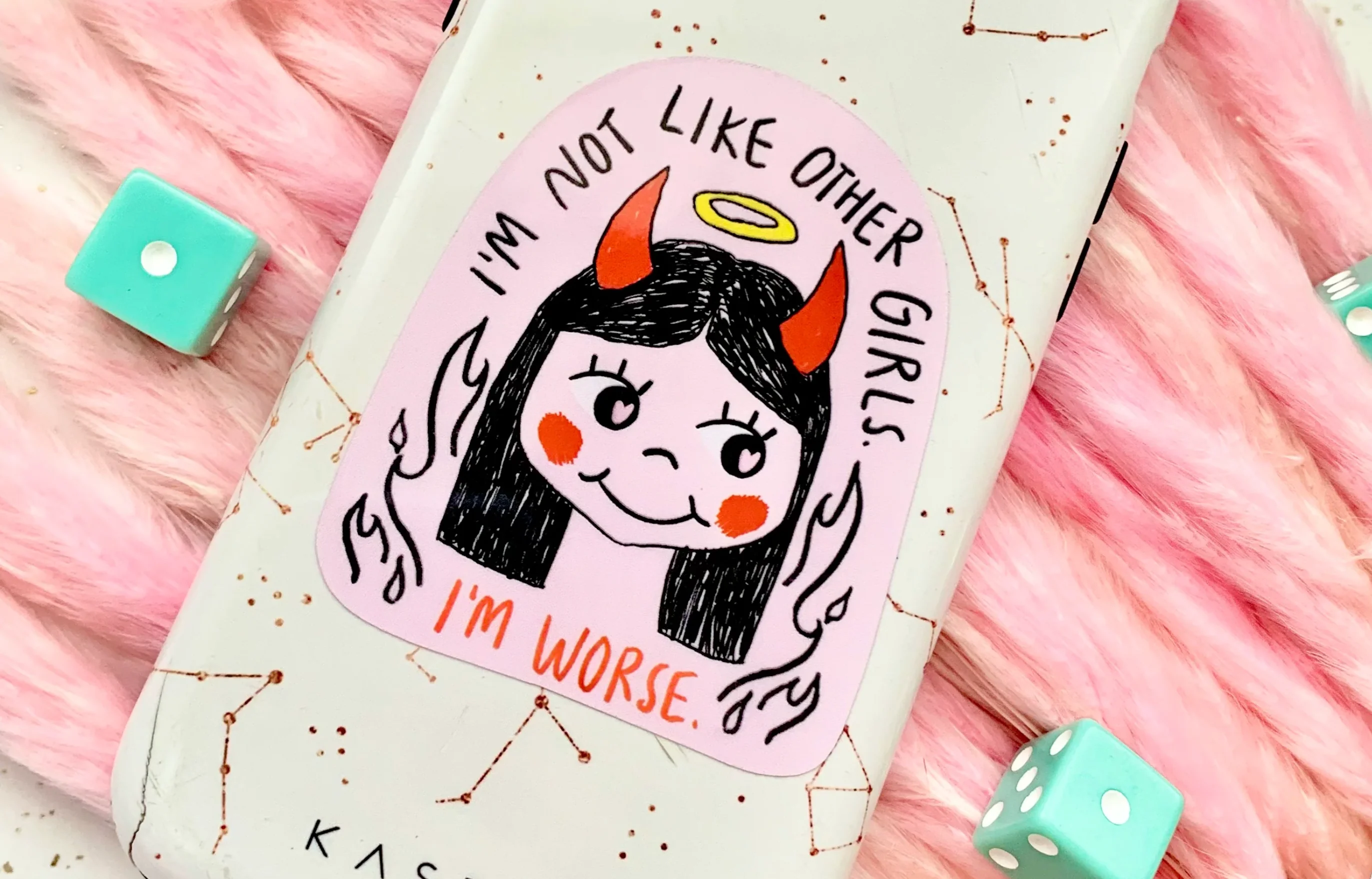 Happyish Brand: Not Like Other Girls Sticker - Image 2
