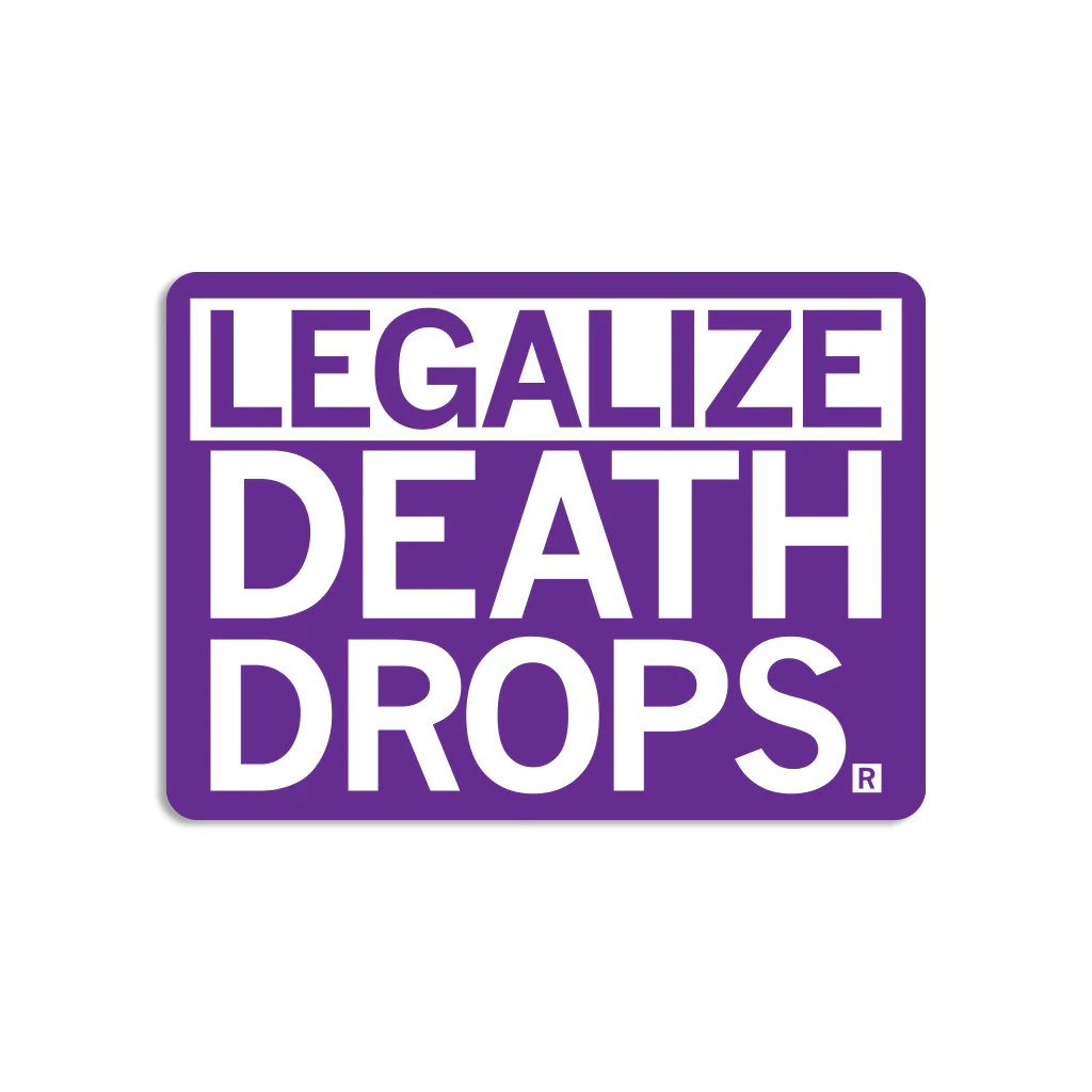 Legalize Death Drops Sticker