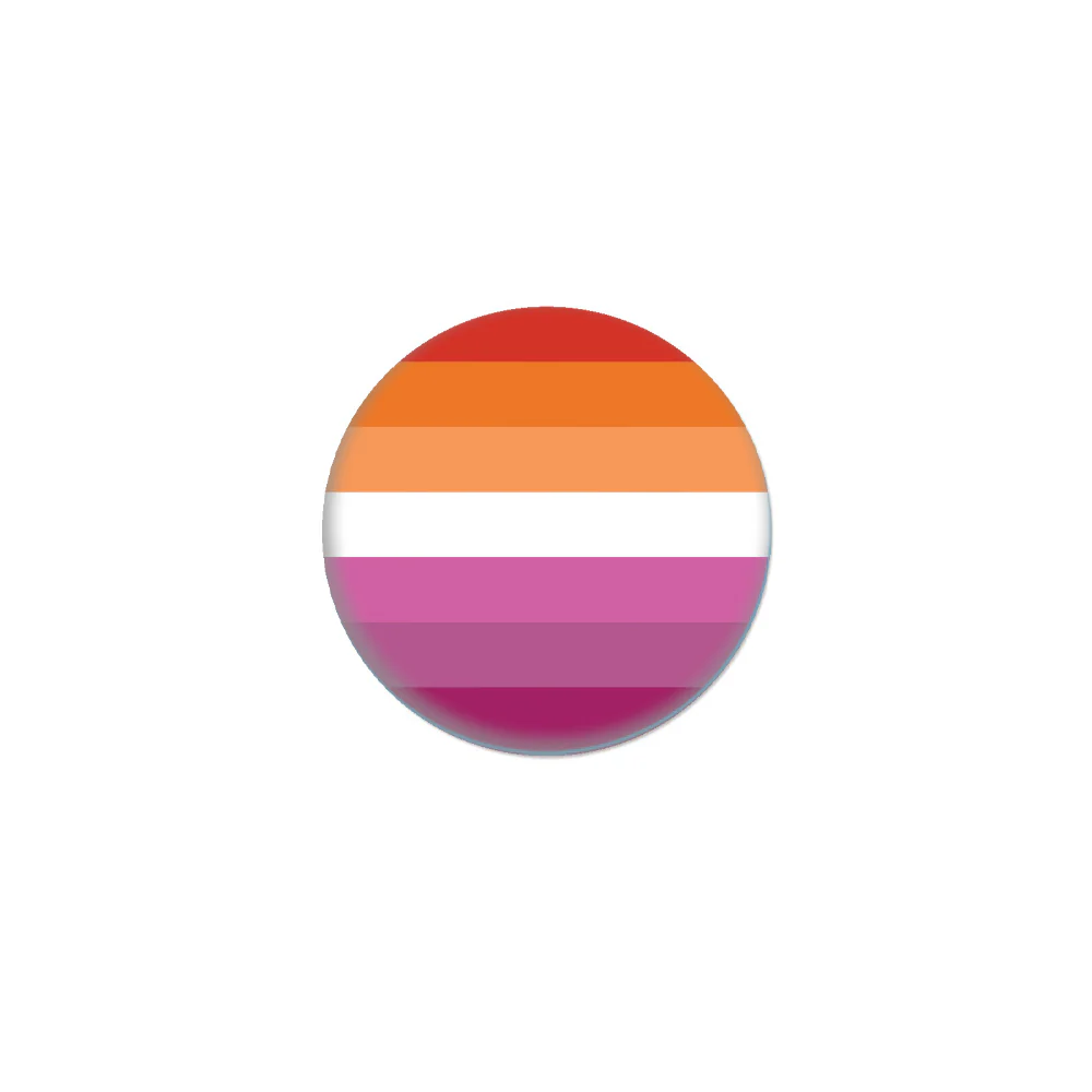 Lesbian Pride Flag 1" Button
