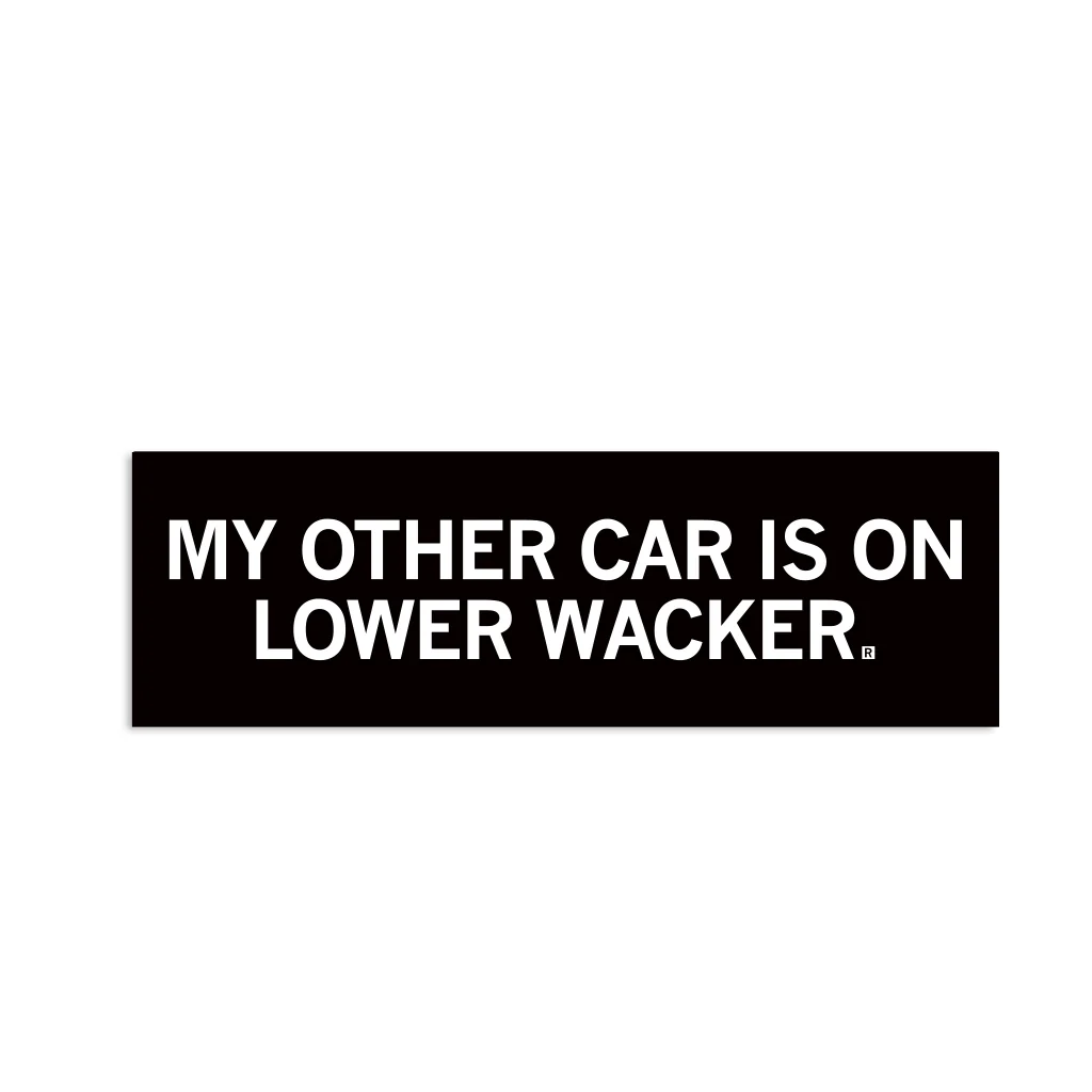 Lower Wacker Bumper Sticker