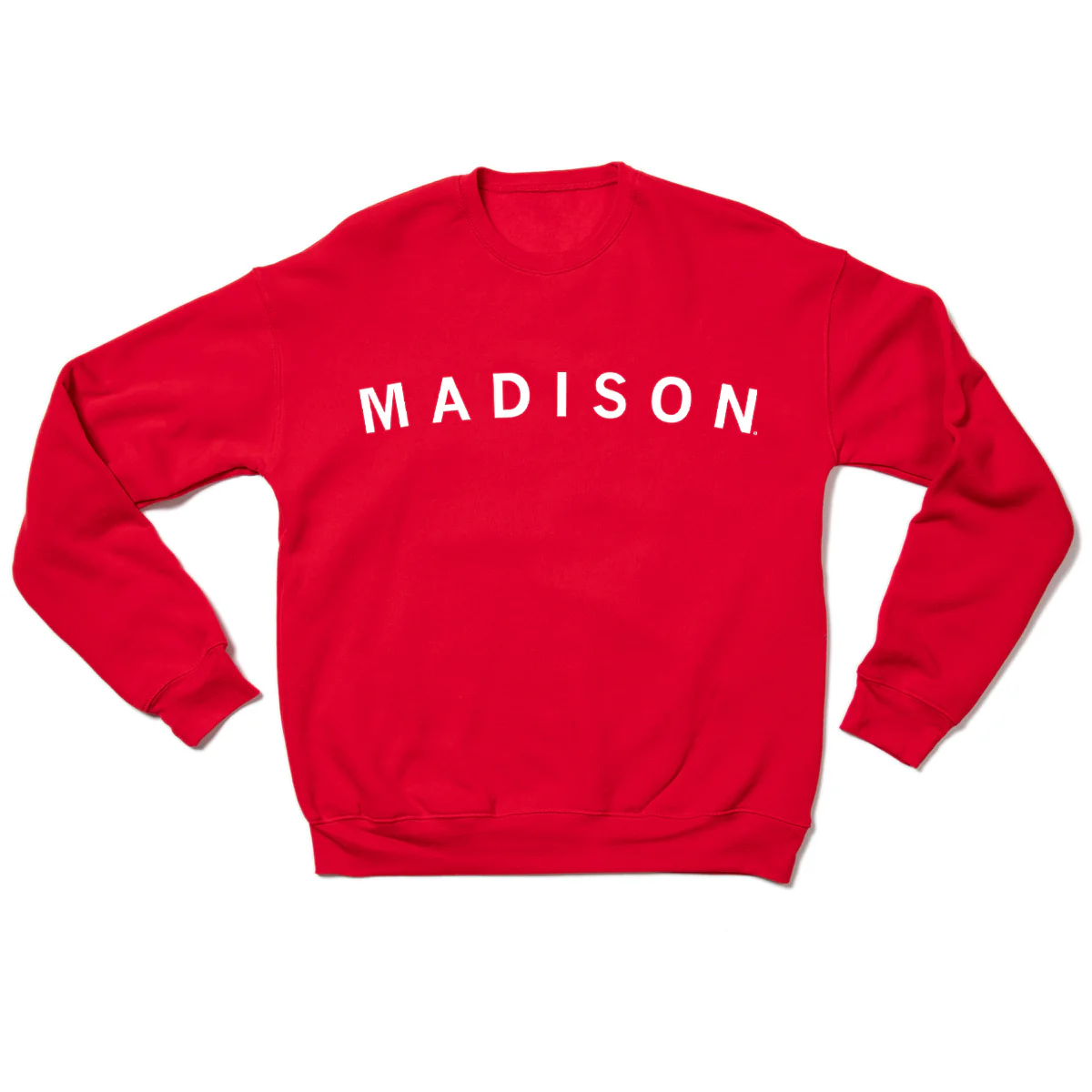 Madison Curved Logo Crew Sweatshirt - Image 2