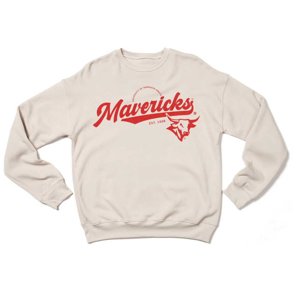 Mavericks Script Logo Crew Sweatshirt - Image 2
