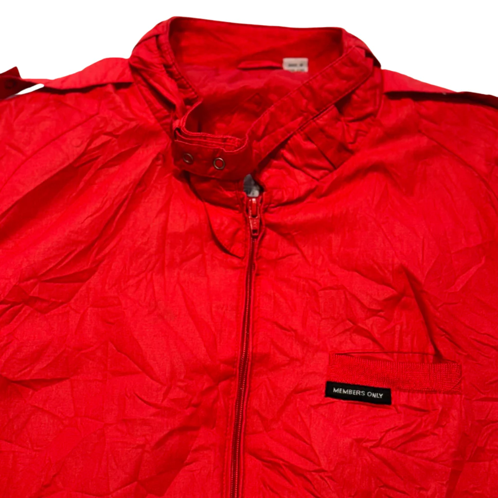 MEMBERS ONLY VINTAGE JACKET - RED - Image 4