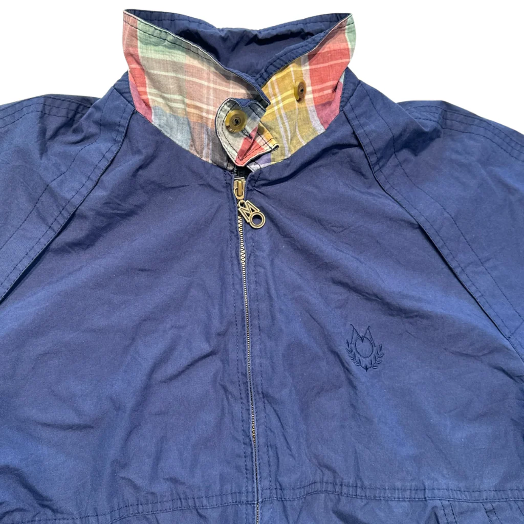 MEMBERS ONLY VINTAGE JACKET - BLUE PLAID - Image 3