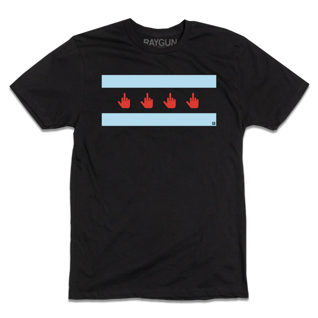 Middle Finger Chicago Flag - Image 2
