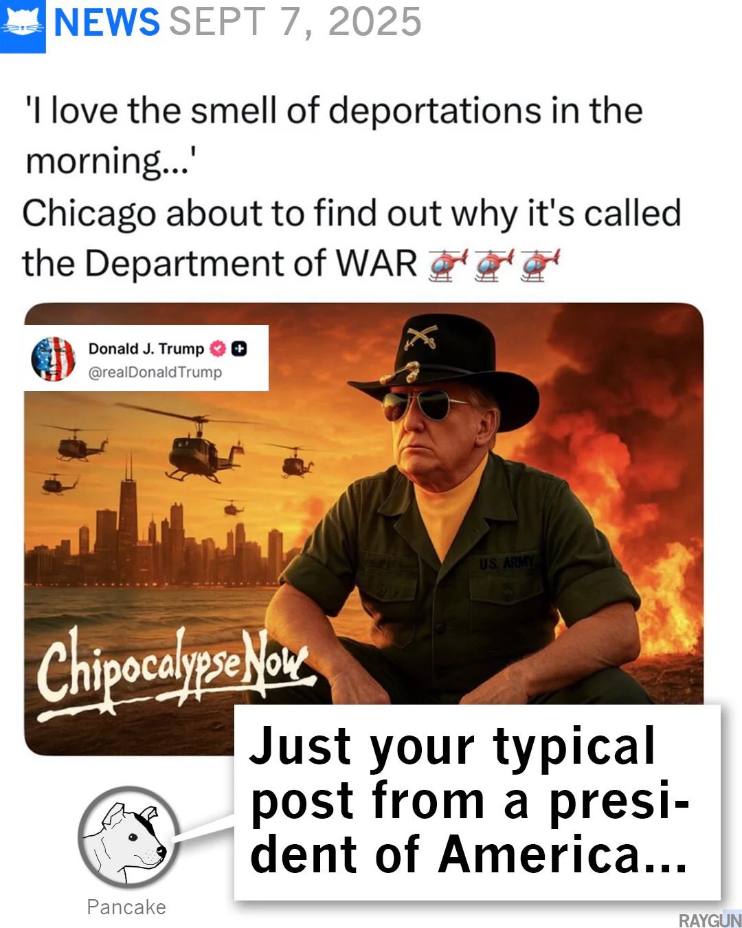 Middle Finger Chicago Flag - Image 3