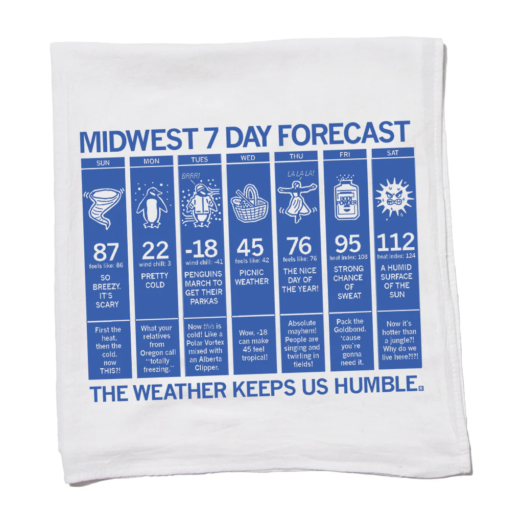 Midwest Forecast Kitchen Towel