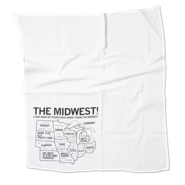 Midwest Map Kitchen Towel - Image 3