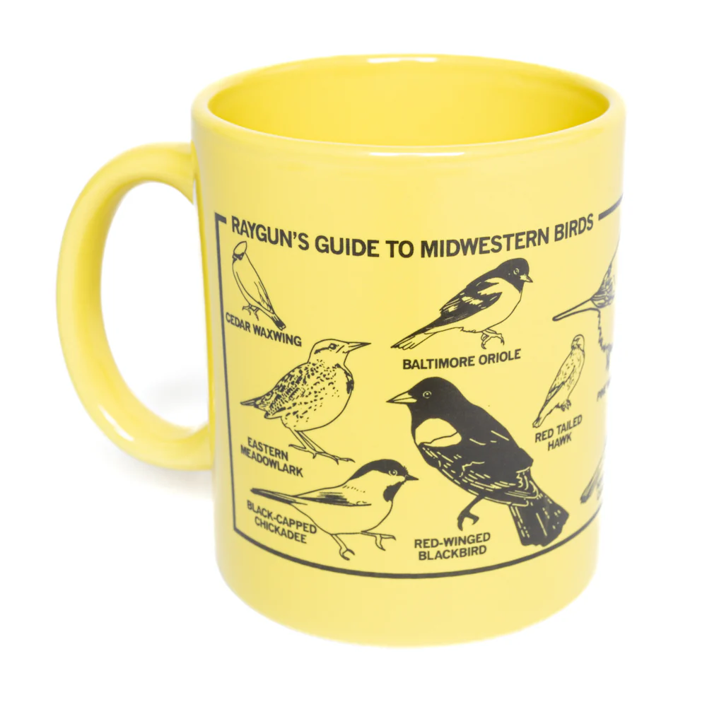 Midwestern Birds Mug - Yellow - Image 3