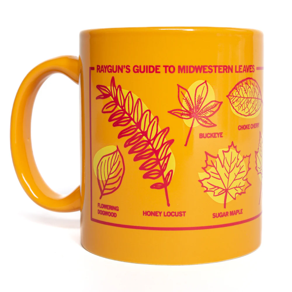 Midwestern Leaves Mug - Gold - Image 2
