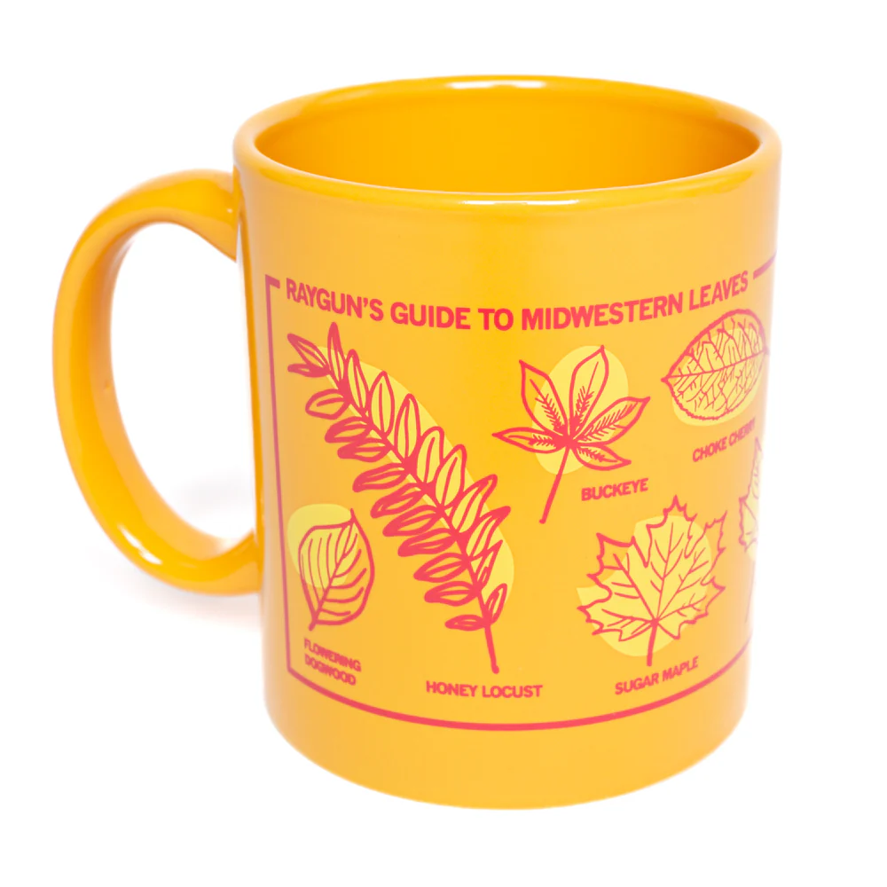 Midwestern Leaves Mug - Gold - Image 3