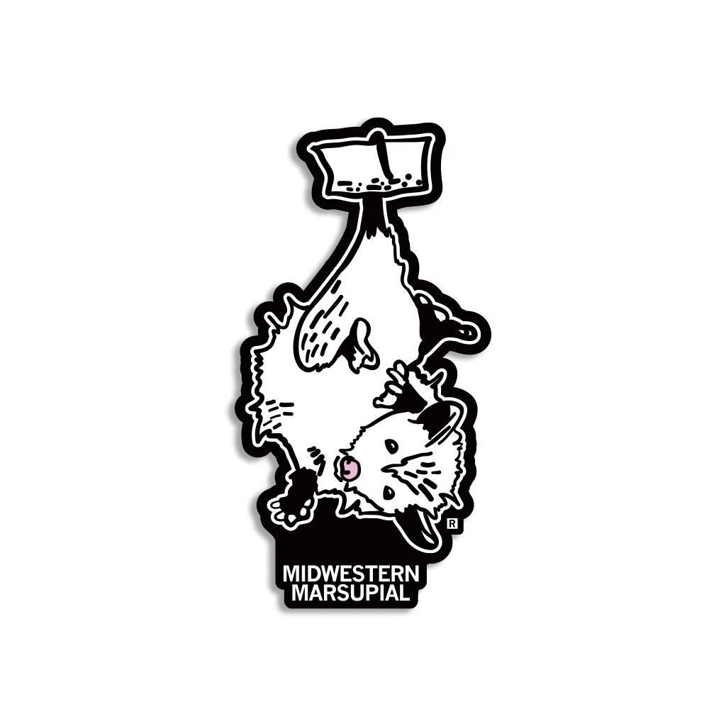Midwestern Marsupials Die-Cut Sticker