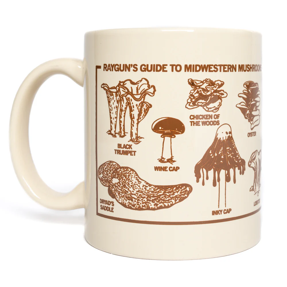 Midwestern Mushrooms Mug - Creme - Image 2