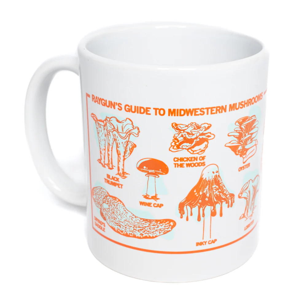Midwestern Mushrooms Mug - White - Image 3