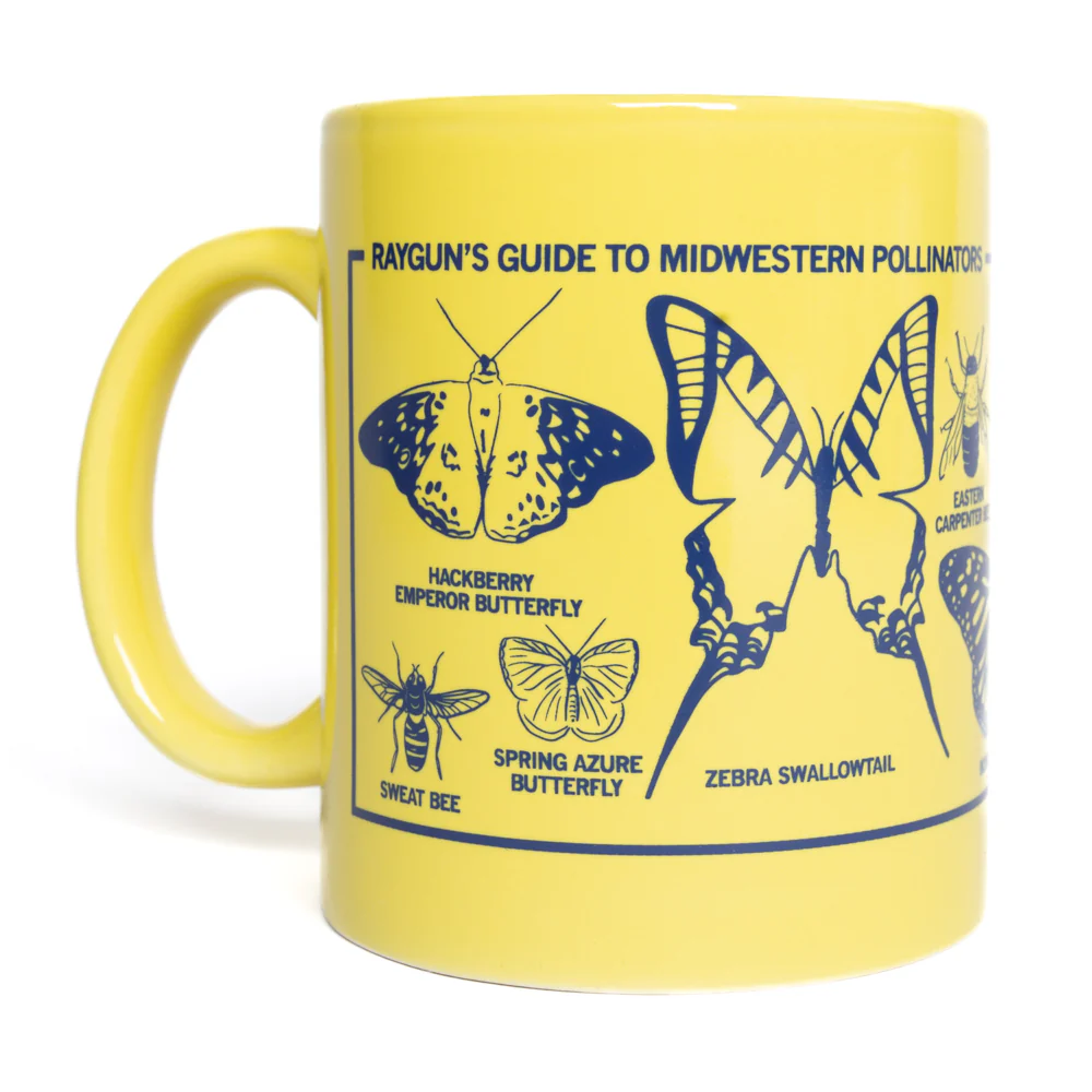 Midwestern Pollinators Mug - Yellow - Image 2
