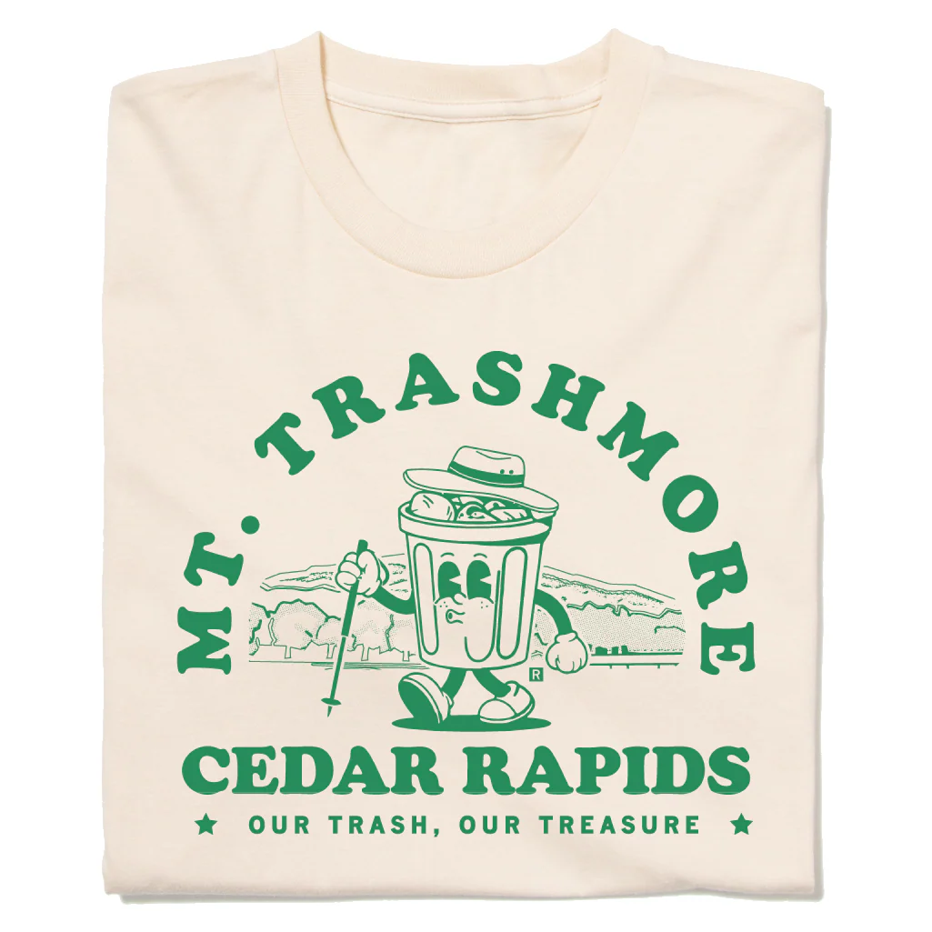 Mt. Trashmore Can Cartoon