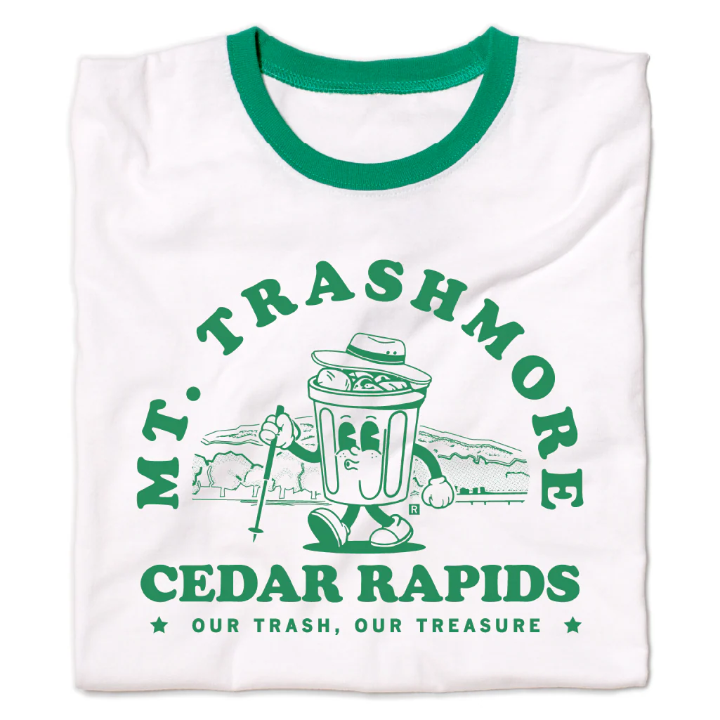 Mt. Trashmore Can Cartoon Ringer