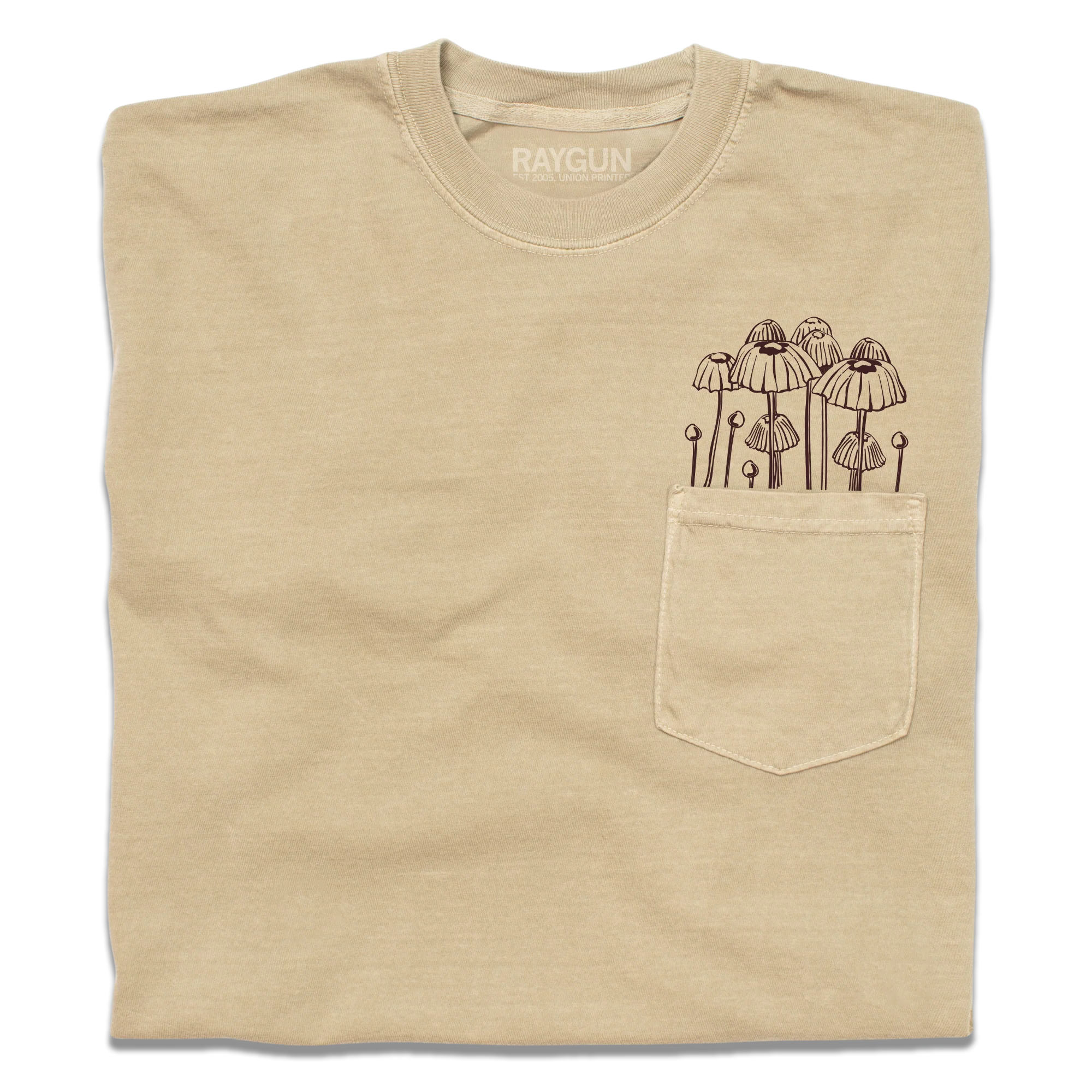 Mushrooms Pocket Tee