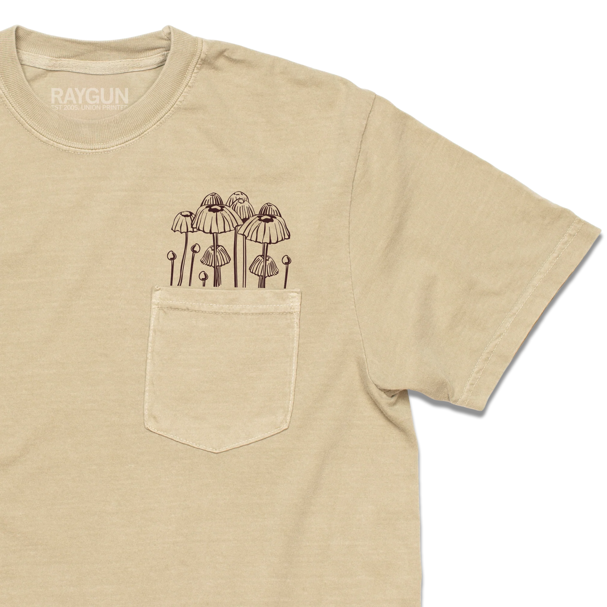 Mushrooms Pocket Tee - Image 2