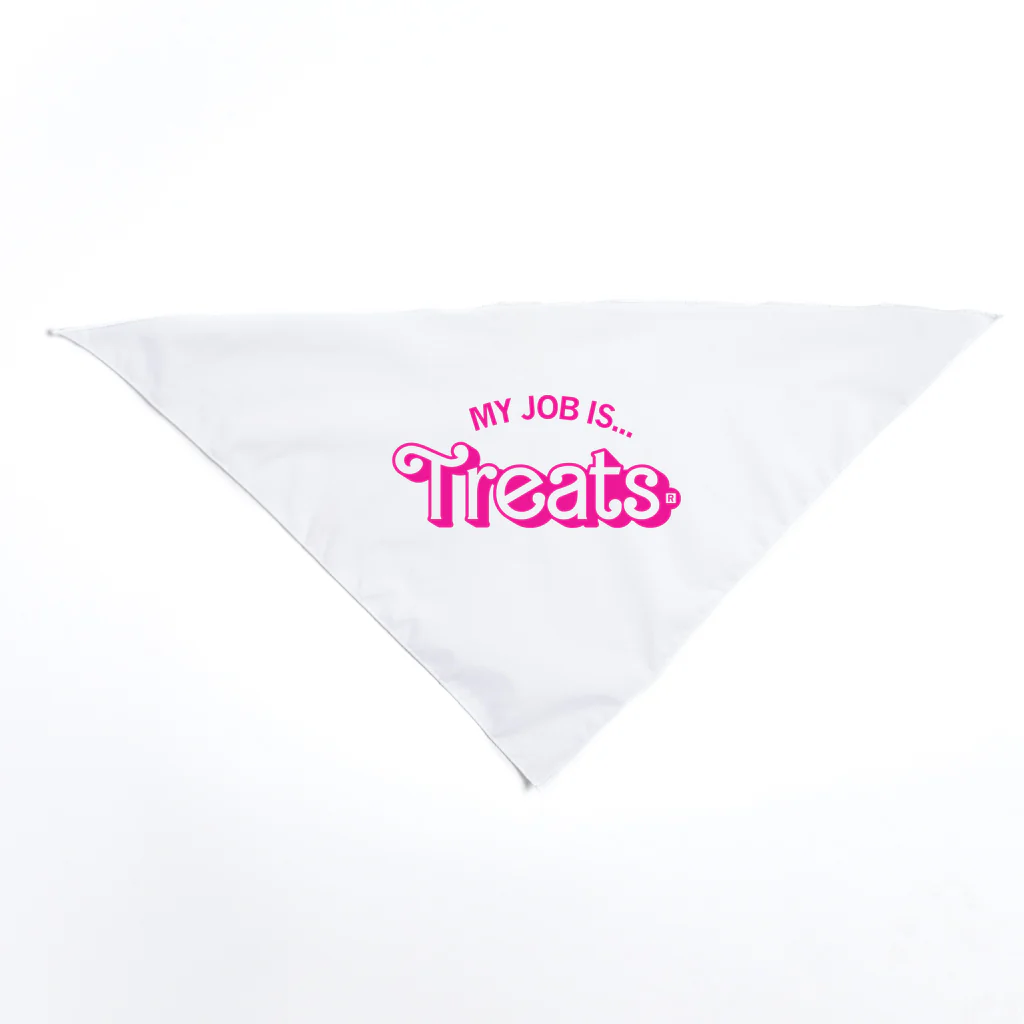 My Job Is Treats Dog Bandana - Image 2