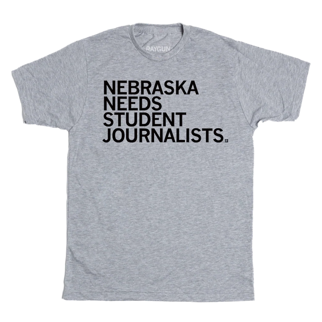 Nebraska Needs Student Journalists Grey - Image 2