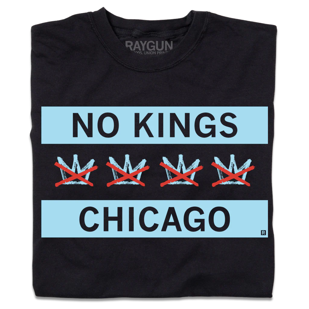 No Kings Chicago Flag