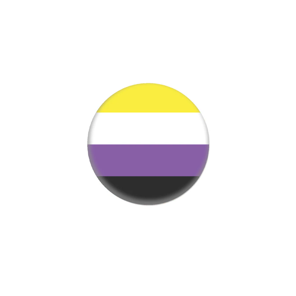Non-Binary Pride Flag 1" Button