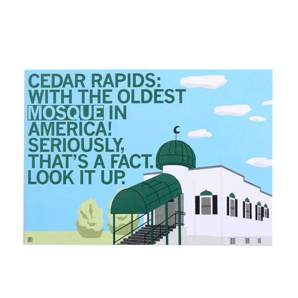 Oldest Mosque Postcard