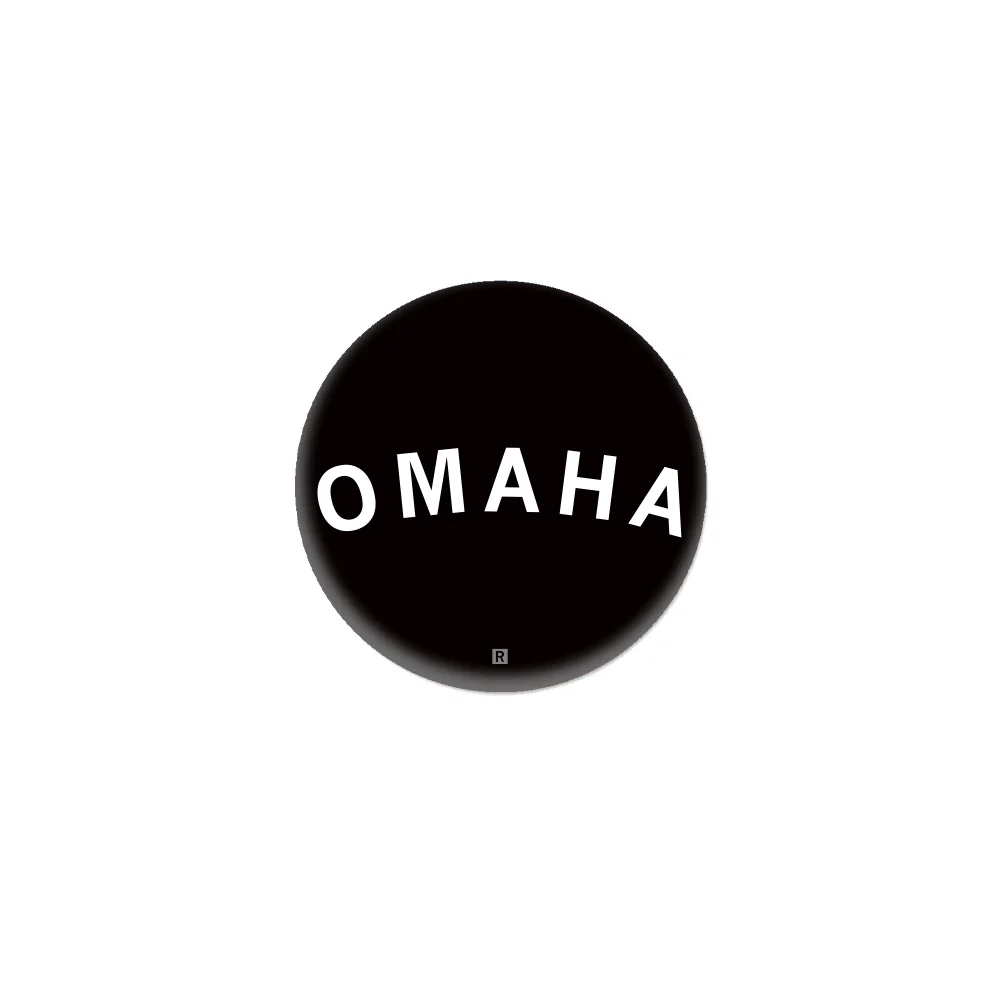 Omaha 1" Button