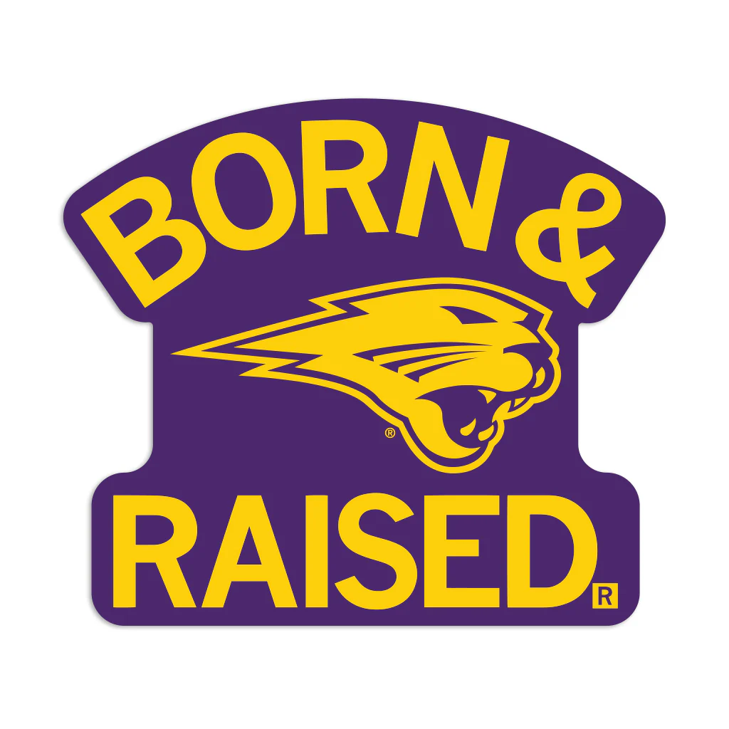 Panthers Born & Raised Die-Cut Sticker