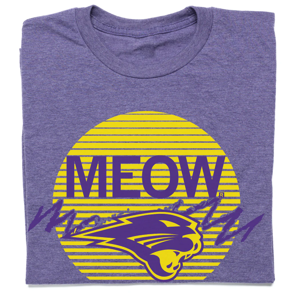 Panthers Meow Sunset Purple