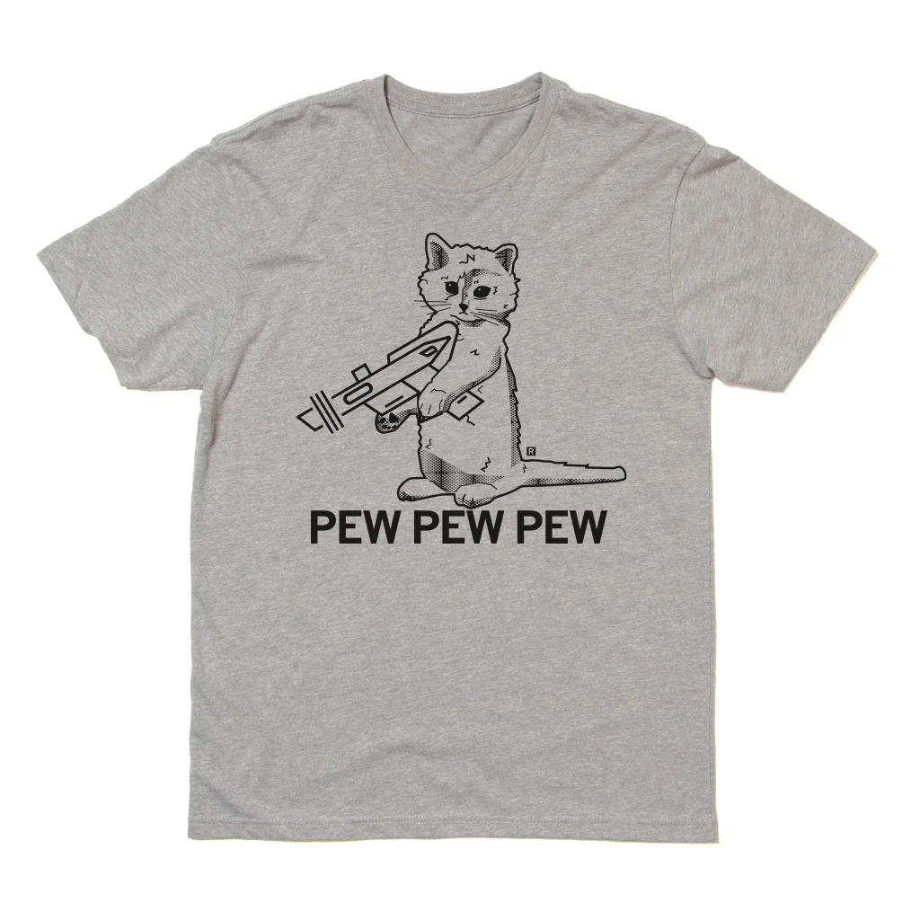 Pew Pew Pew Grey - Image 2