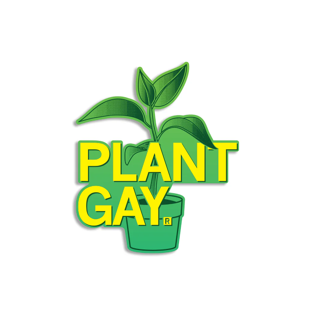 Plant Gay Die-Cut Sticker