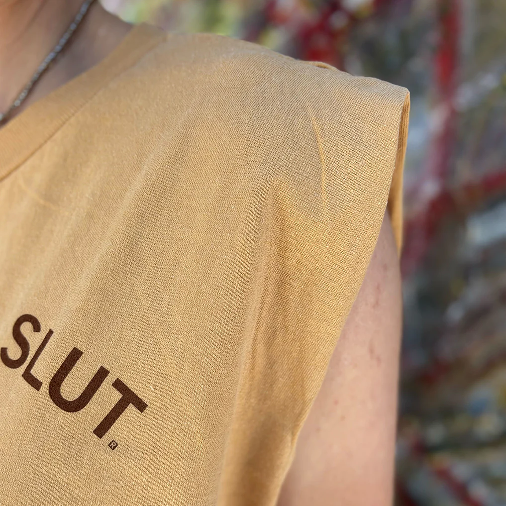 Pretzel Slut Muscle Crop Top - Image 2