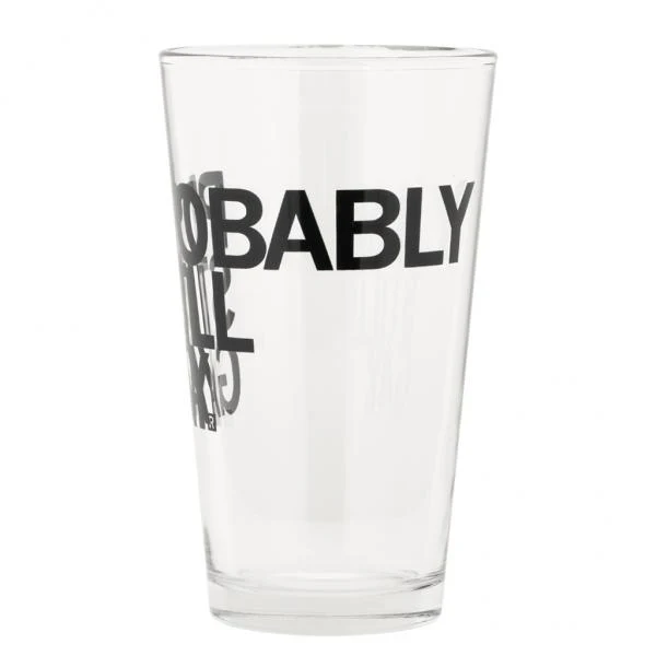 Probably Still Gay Pint Glass - Image 2